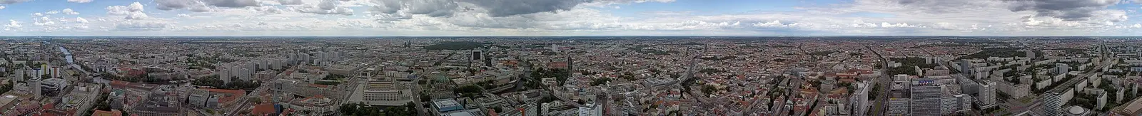 Panorama of Berlin from the TV Tower