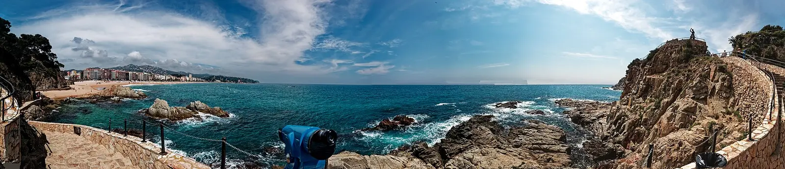 Rocky coves on the Costa Brava