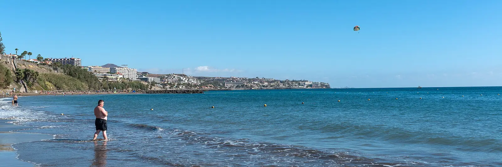 Playa del Inglés beach on Gran Canaria