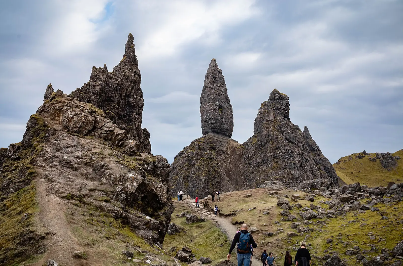 Dramatic rock formations on the Isle of Skye
