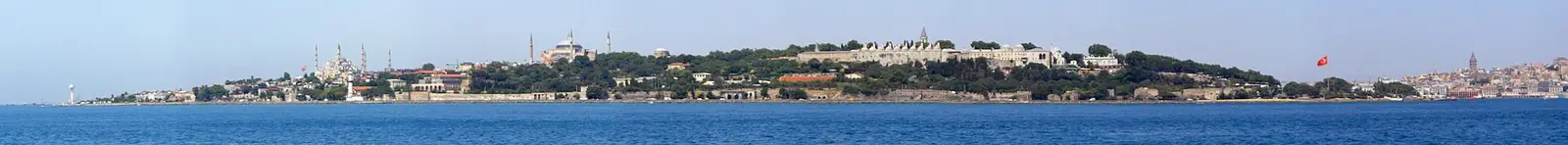 Hagia Sophia and the Bosphorus in Istanbul