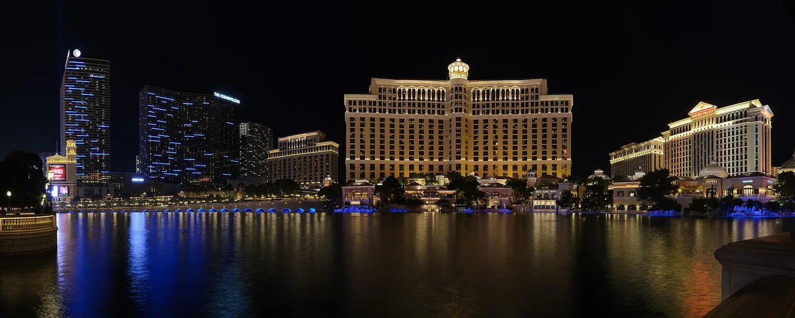 Panorama of the Bellagio in Las Vegas