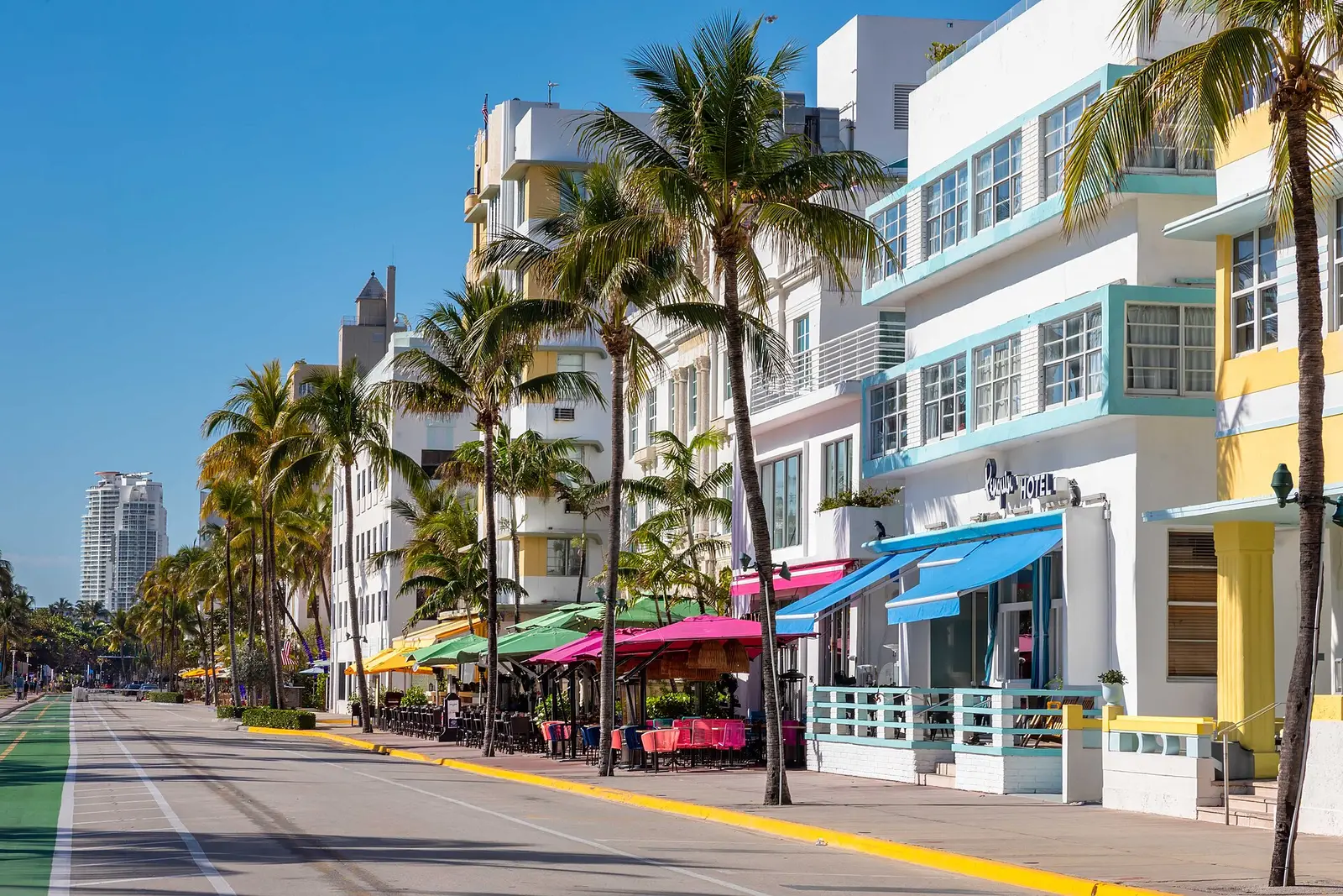 South Beach and the Miami skyline