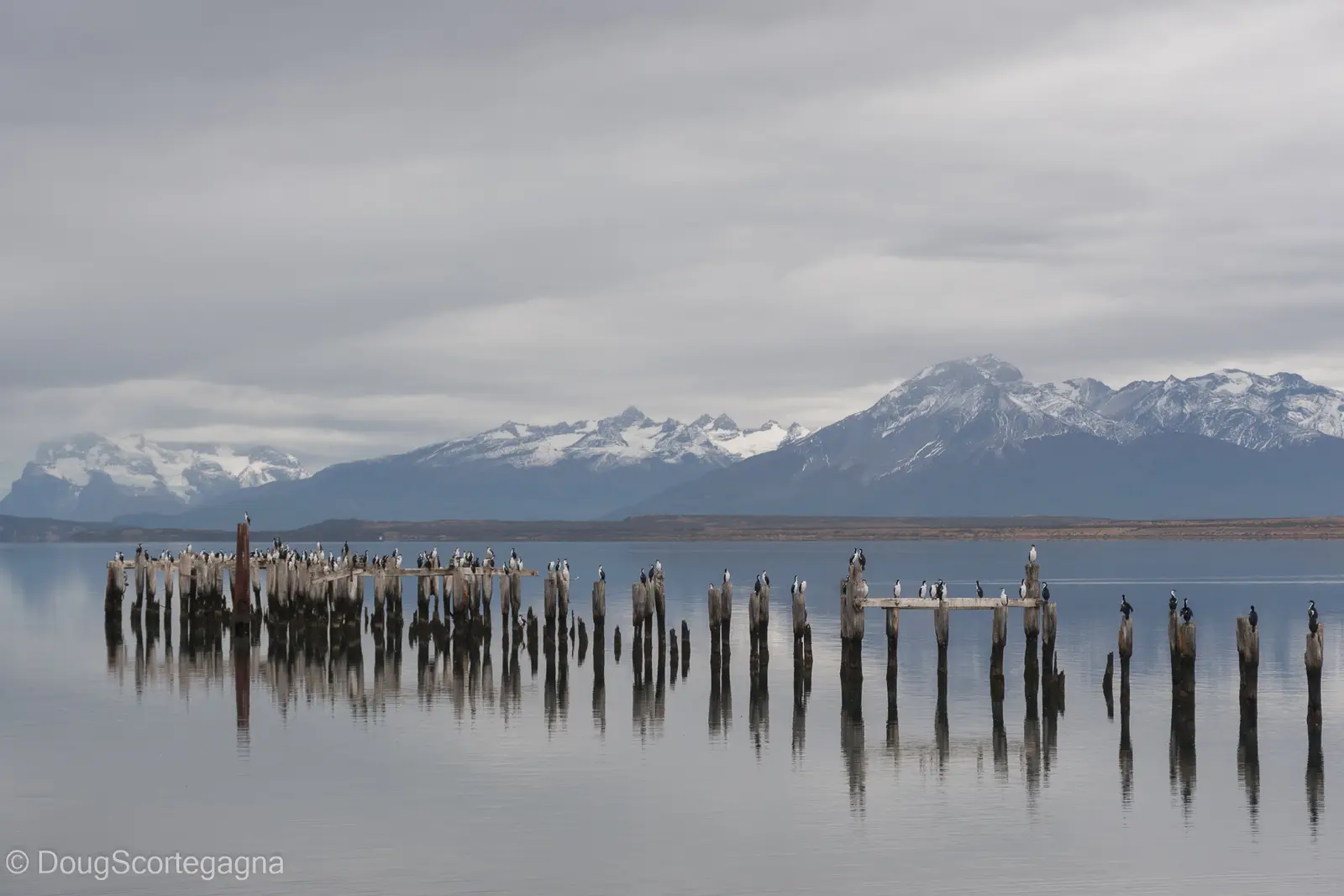 Puerto Natales on the fjord, gateway to Torres del Paine