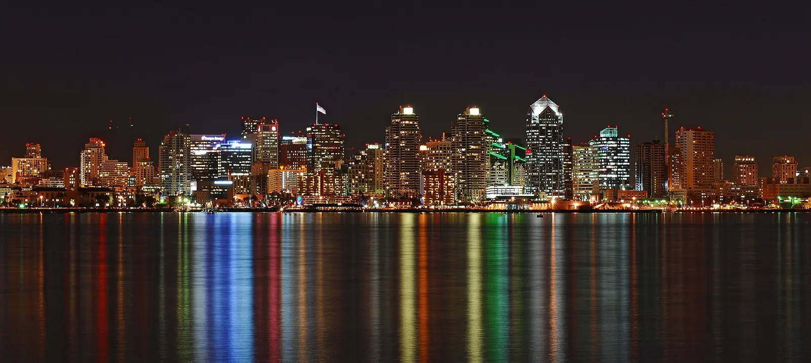 Beach and pier in San Diego