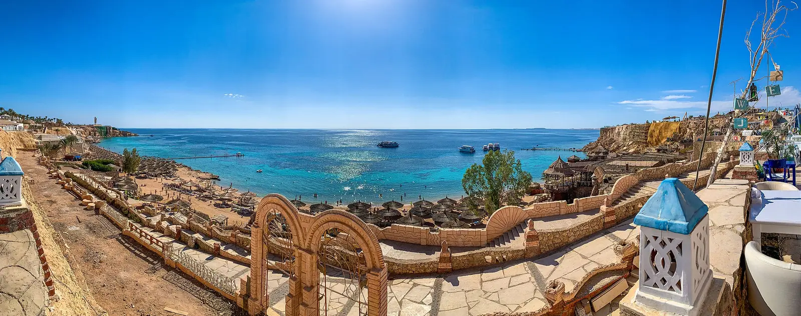 Reef and sea near Sharm el-Sheikh